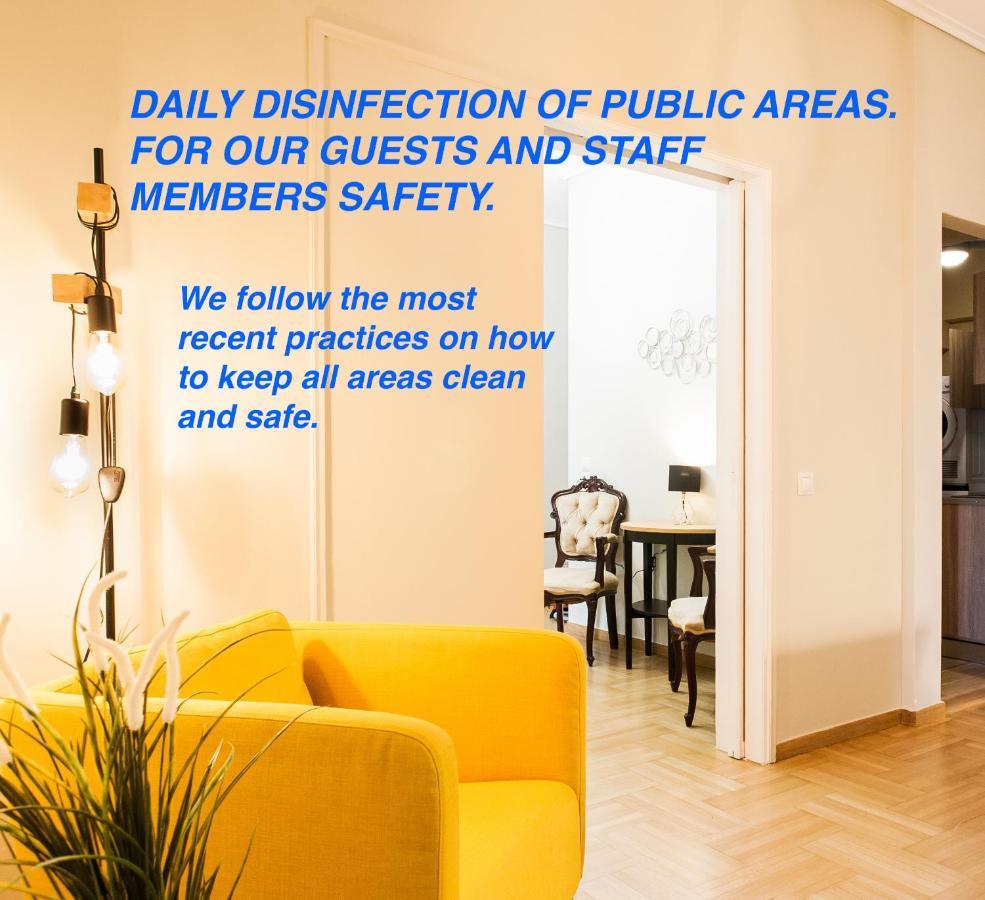 Safe Quiet Rooms In Apartment Close To Metro Station And Walk Acropolis Athens Ngoại thất bức ảnh